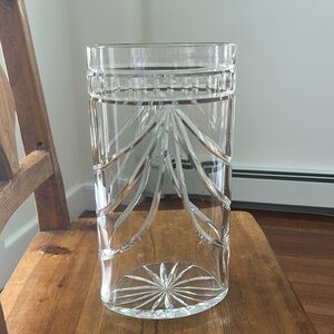 Waterford Crystal Overture Oval Vase 14" Tall